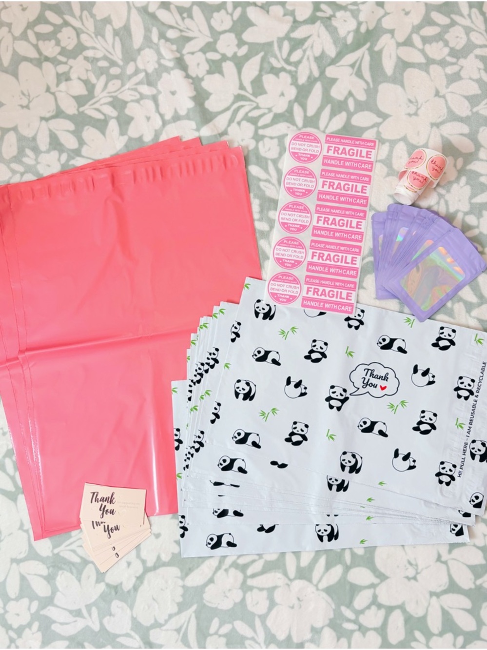 75 Piece Panda Shipping Supply Bundle 🐼💕